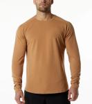 Men′s Fitted Long Sleeve 94% Cotton 6% Elastane Custom Logo Shirt