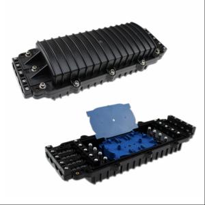 Wholesale Underground Fiber Optic Splice Closure , Wall Mount Fiber Enclosure 4 In 4 Out from china suppliers