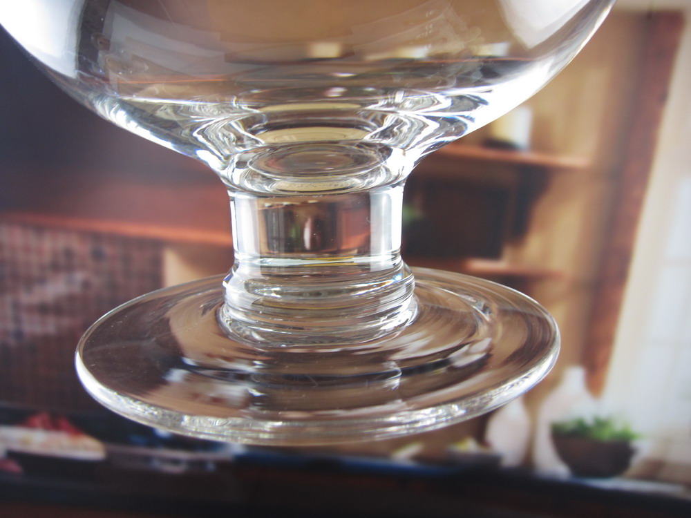 Handblown Giant Crystal Cocktail Glasses With Logo Decal