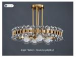 Chandelier lighting for dining room Home Decoration Gold Round Kitchen Fixture