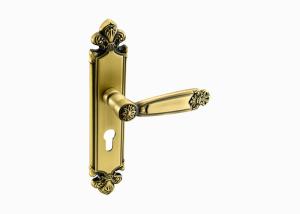 Wholesale 135mm 63mm Vintage Solid Brass Bronze Interior Door Handles For Luxury Door from china suppliers