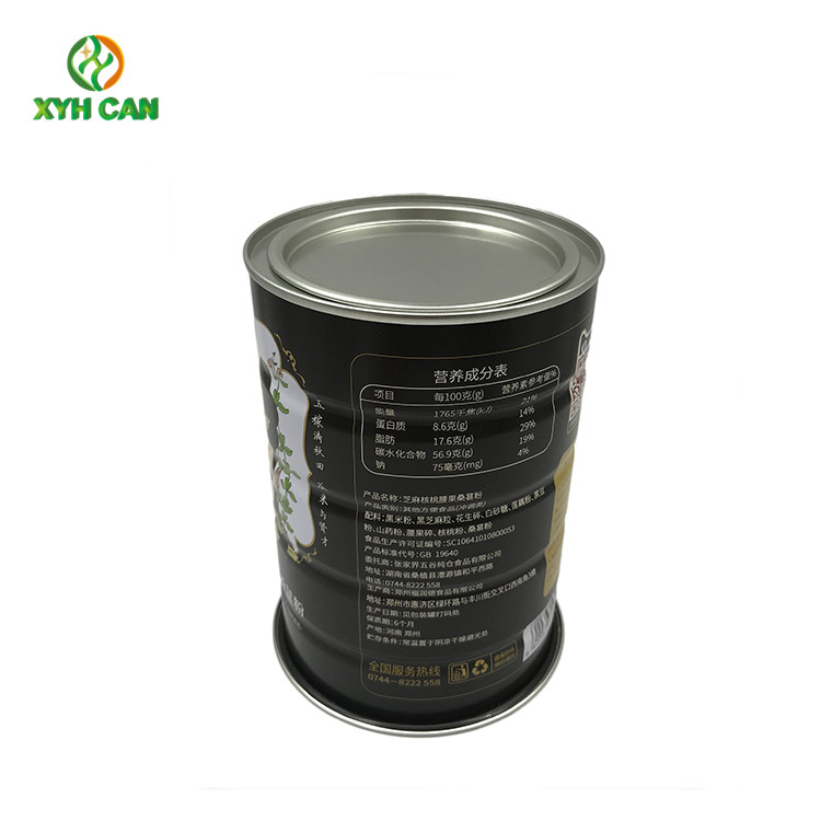 Recyclable Metal Tin Can / Deep Metal Tins Containers CMYK PMS Printing