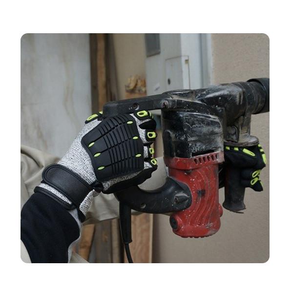 Abrasion Protection TPR Anti Vibration Cut Resistant Gloves For Decoration