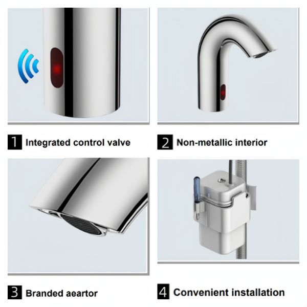ARROW Smart Sensor Basin Faucet installation diagram