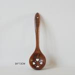Acacia Kitchen Wooden Utensils Teak Six Piece Long Handle Wooden Spatula