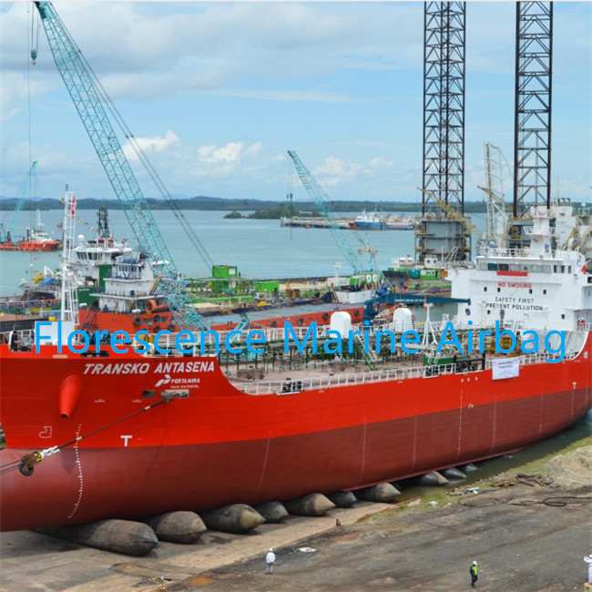 High Air Tightness Marine Rubber Ship Launching Airbag Inflatable 9 Layers
