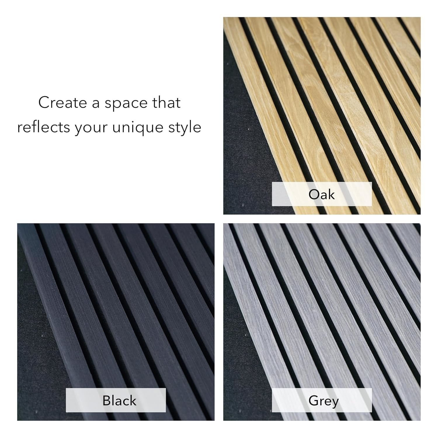 Acoustic Wall Panels PVC Veneer MDF PET Soundproof Slatted Laminated