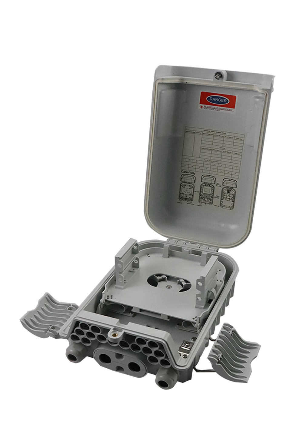 FTTH Outdoor Fiber Optic Distribution Box With SC