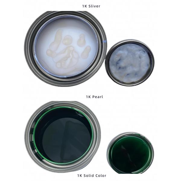 M102P 1K Extra Black Metallic Car Paint Auto Car Paint Strong Weather Resistance