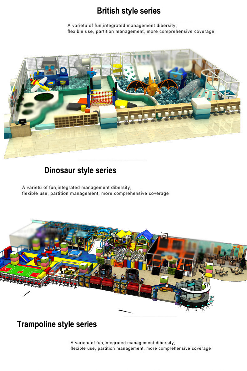 Dreamland Children Naughty Castle Paradise Kids Pool Ball Trampoline Kids Playground Indoor Equipment
