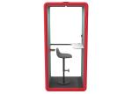 Clear glass 10mm laminated glass indoor acoustic booth silent cabin phone booth