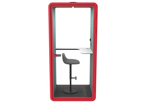 Clear glass 10mm laminated glass indoor acoustic booth silent cabin phone booth