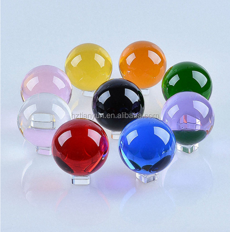 Colorful Clear Acrylic Ball Large Resin Acrylic Clear Balls