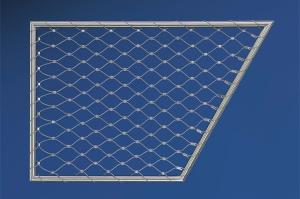 Wholesale SUS 316 7x7 7x19 Stainless Steel Wire Rope Mesh Fence For Animal Enclosure from china suppliers