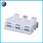 2 3 Poles 450V 17.5A T110 0.5-2.5mm2 20-16AWG Super Slim Push Wire Connector