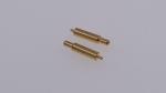 High Current Individual Pogo Test Pins Gold Plate Center Contact Plated