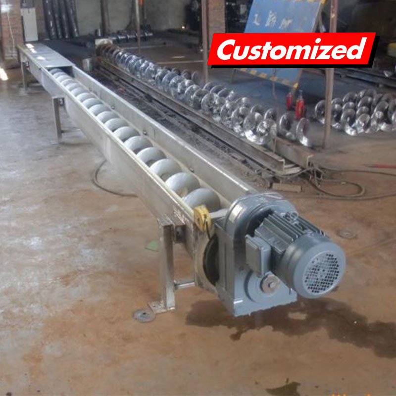 U Shape Tubular Screw Auger Conveyor