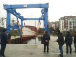 Marine Traveling Lift Boat Hoist Yacht Crane PLC Core