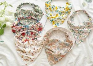 Wholesale Floral garden triangle scarf cross-border women's elastic ladies hair bands headscarf hair accessories wholesal from china suppliers