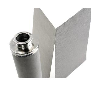 Wholesale 316L Stainless Steel Metallic Fiber Felt Filter Cartridge Use For Gas Dust Removing from china suppliers