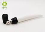 Round Matte White Cosmetic Eye Cream Tube 0.67 OZ Custom Design Acceptable
