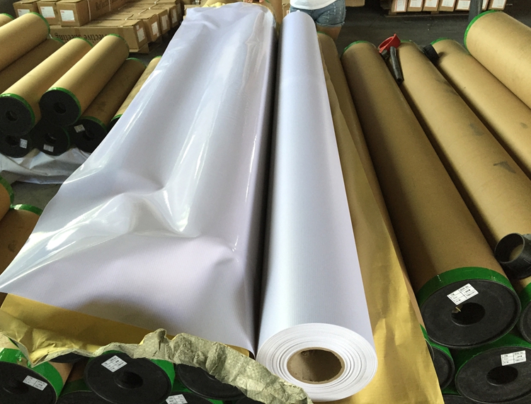 Waterproof Digital Flex Printing Banner Rolls Bright Printing Colors For Advertising