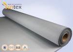550C High Temperature Resistant PU Coated Fiberglass Cloth Roll 0.7mm Fire