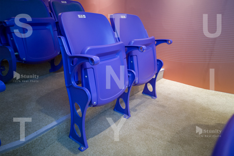 UV Resistant HDPE High Back Folding Plastic Stadium Chair