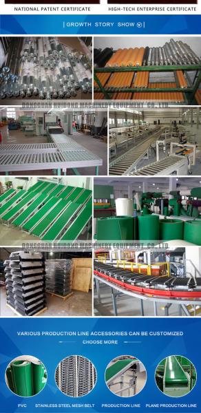 Stainless Steel Motorized Conveyor Rollers 220 / 380V Voltage SGS Certification