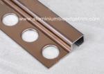 Square Edge Tile Corner Trim / Bead Stainless Steel Protecting Ceramic Profile