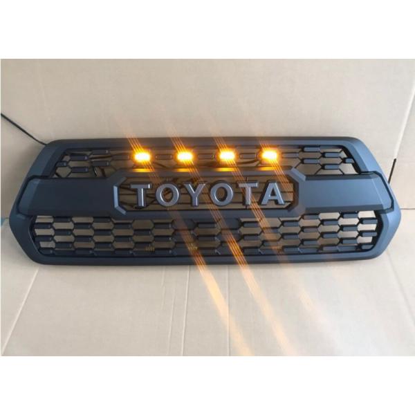 Black ABS Plastic Auto Front Grille Lightweight 1.9kg Made In China For Toyota