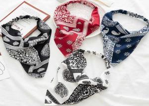 Wholesale Chiffon vintage flower hair band headscarf hair accessories hair bands women's hair corset, elastic scarf, scrunchie from china suppliers