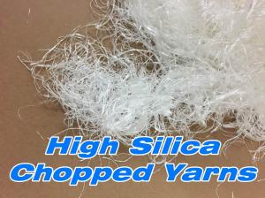Wholesale High Temp 96.0% SiO2 50mm Glass Fiber Chopped Strands from china suppliers