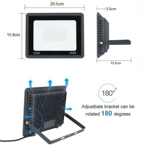 Wholesale Smart RGB TUYA Flood Light 50W , Compatible Waterproof Outdoor LED Flood Lights from china suppliers