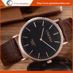 076A Genuine Leather Watch PU Leather Strap Watches Unisex Watch Sports Watch