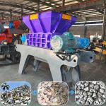 Industrial Scrap Metal Shredder Recycling Car Shredder Twin Shaft E Waste Scrap