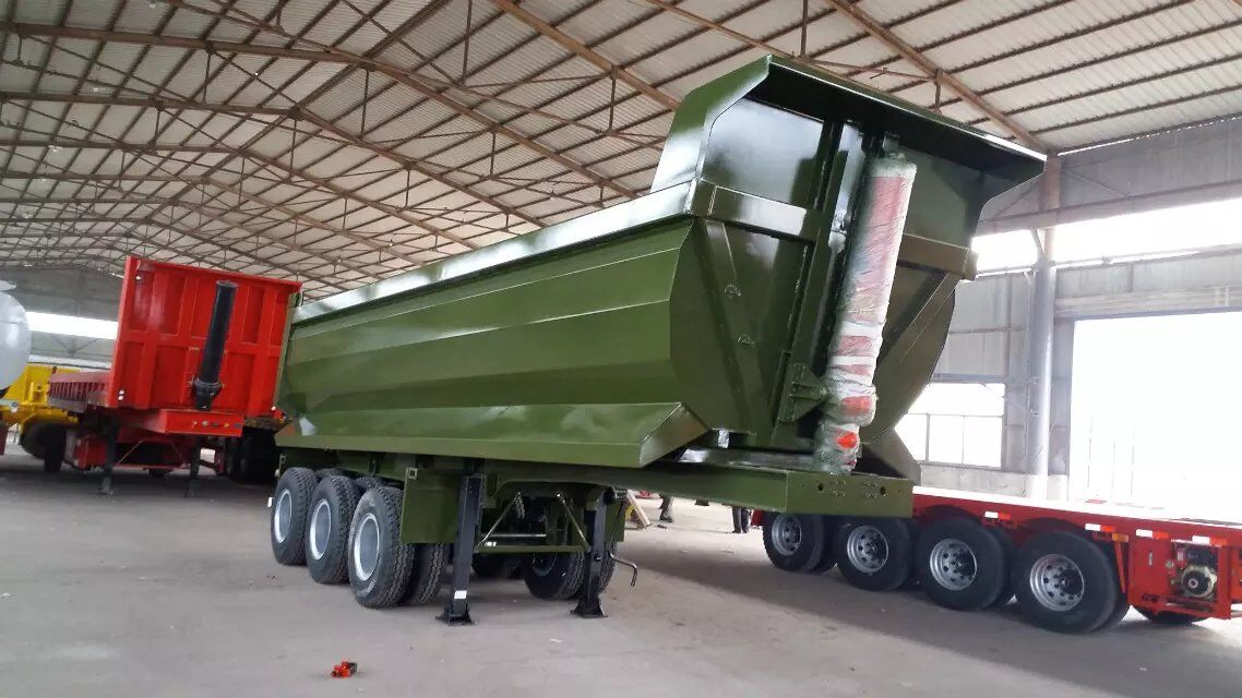 U Shape Tipper Cargo Truck Trailer The Best Way to Transport Sand Stone or Bulk Cargo