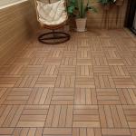 Outdoor Non Slip Wood Grain Porcelain Rustic Tiles For Patio Garden Yard Terrace