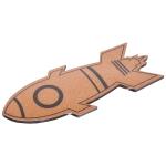 Odorless Durability Cork Board Kits Cork Toys Eco ODM Toy Rocket Lipstick Car