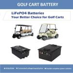 48v Golf Cart Lithium Ion Batteries 50ah 100ah 105ah 150ah Lifepo4