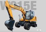 W915E 15 Ton Digger Used Wheel Excavator 0.58m3 Capacity Second Hand Excavator