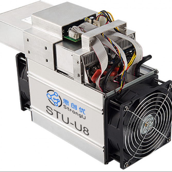 ASIC Mining Machine Strongu U8 46th/S 2100w Sha256 76db Ethernet 8.2kg