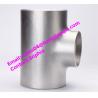 Buy cheap DIN2615 Stainless steel 1.4301 reducing tee/ pipe tee from wholesalers