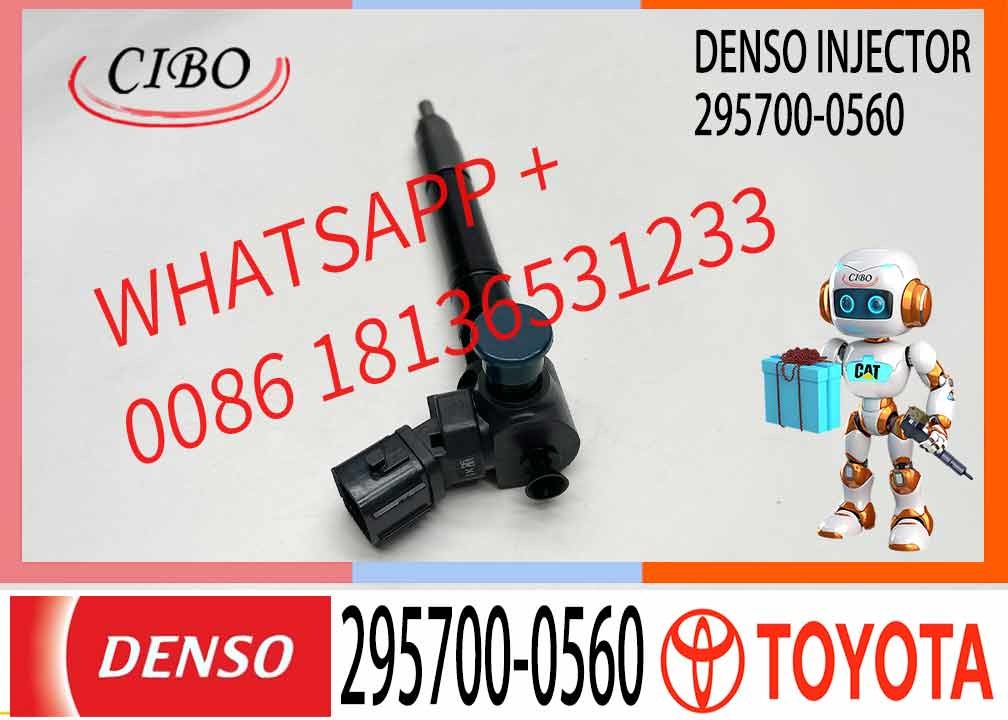 Common Rail Fuel Injector 295700-0560 23670-0E020 For Toyota Hilux 2GD-FTV