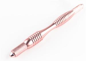 Wholesale Double Head Disposable Microblading Pen , Rose Gold Eyebrow Embroidery Pen from china suppliers