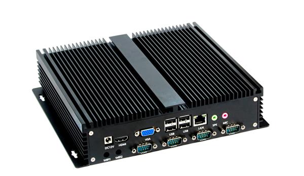 Quality industrial embedded industrial mini PC Intel J1900 4G RAM 120G SSD Fanless Aluminum casing for sale