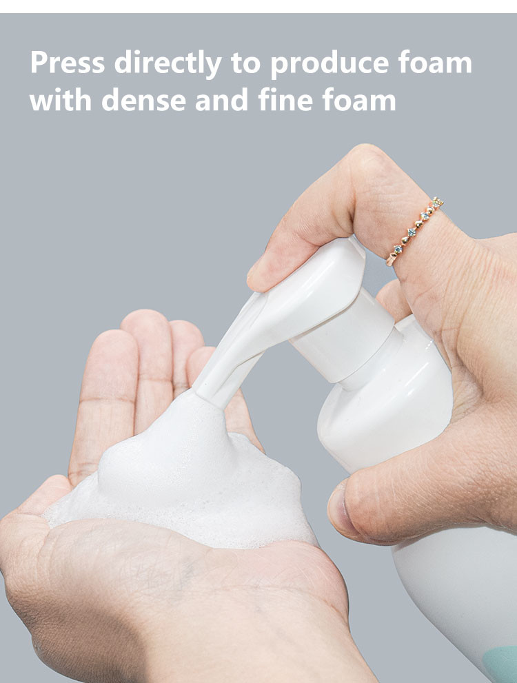 Metal Free Mono Plastic PP Foamer Pump 43 / 410 Closure 0.8cc