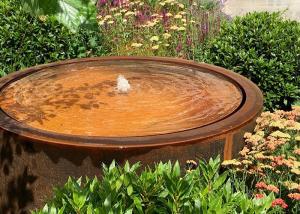Wholesale Custom Corten Steel Waterfall Water Fountain Metal Water Features from china suppliers