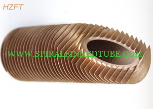Heat Exchange High Fin Tube Copper for Domestic Water Heater in Condensing Boilers