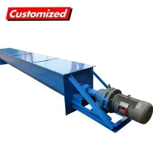Wholesale OEM Custom Powder Transfer Stainless Steel Machine Screw Feeder Spiral Auger Conveyor from china suppliers
